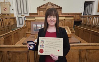 Katy Thackray honoured with excellence apprenticeship award